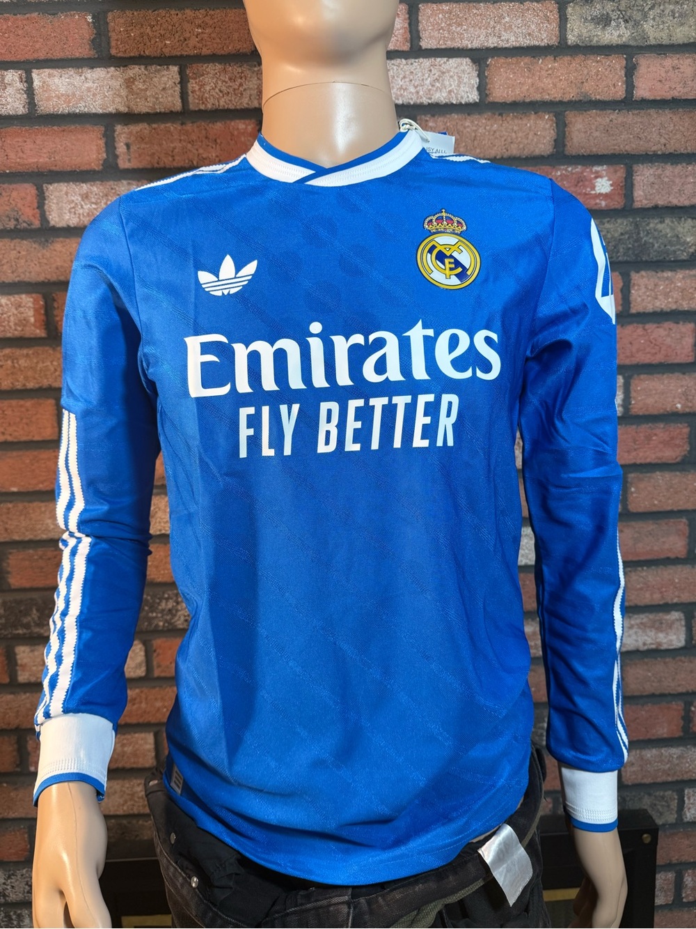 Adidas REAL MADRID 25/26 LONG SLEEVE THIRD AUTHENTIC JERSEY Sz. S